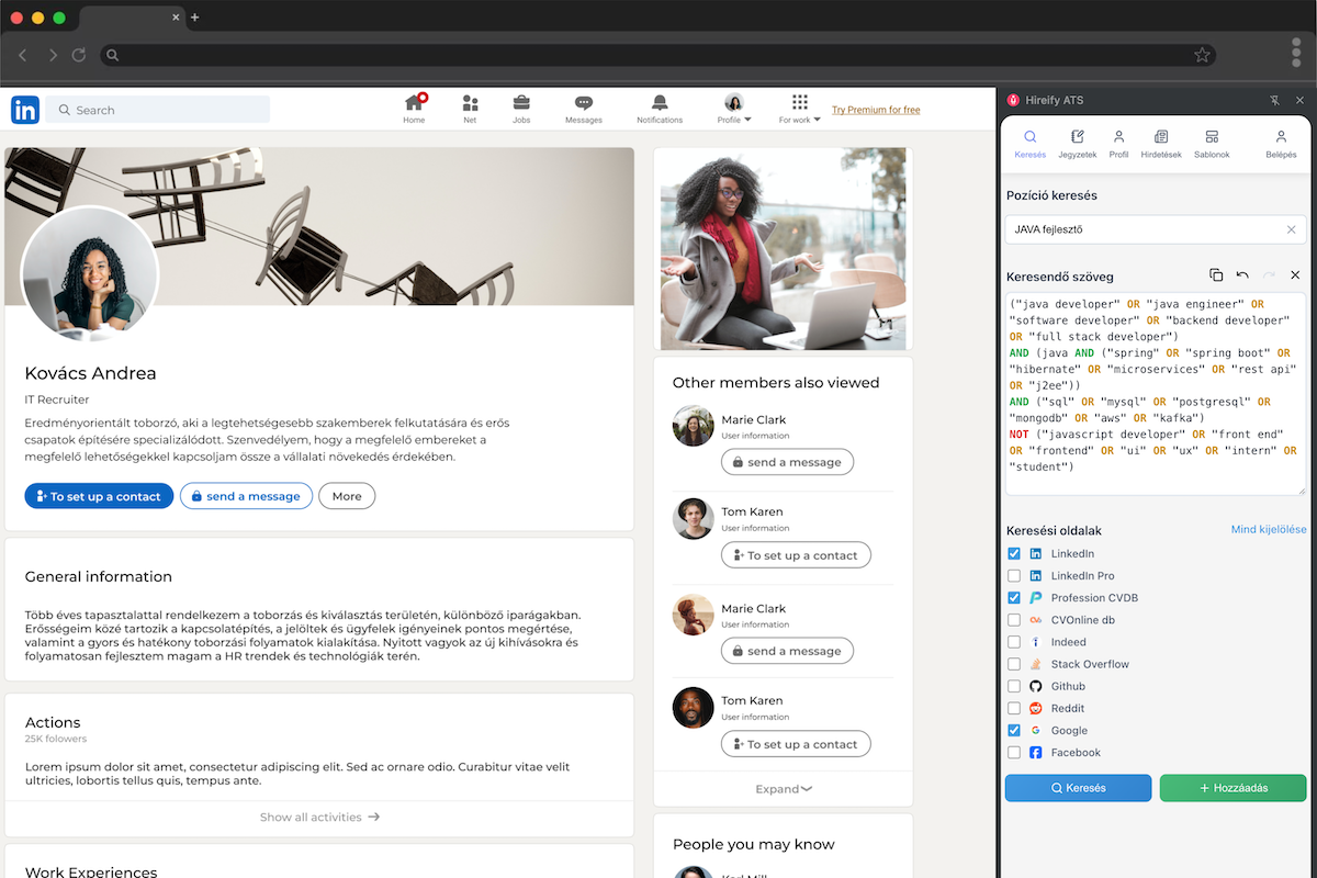 Browser window mockup